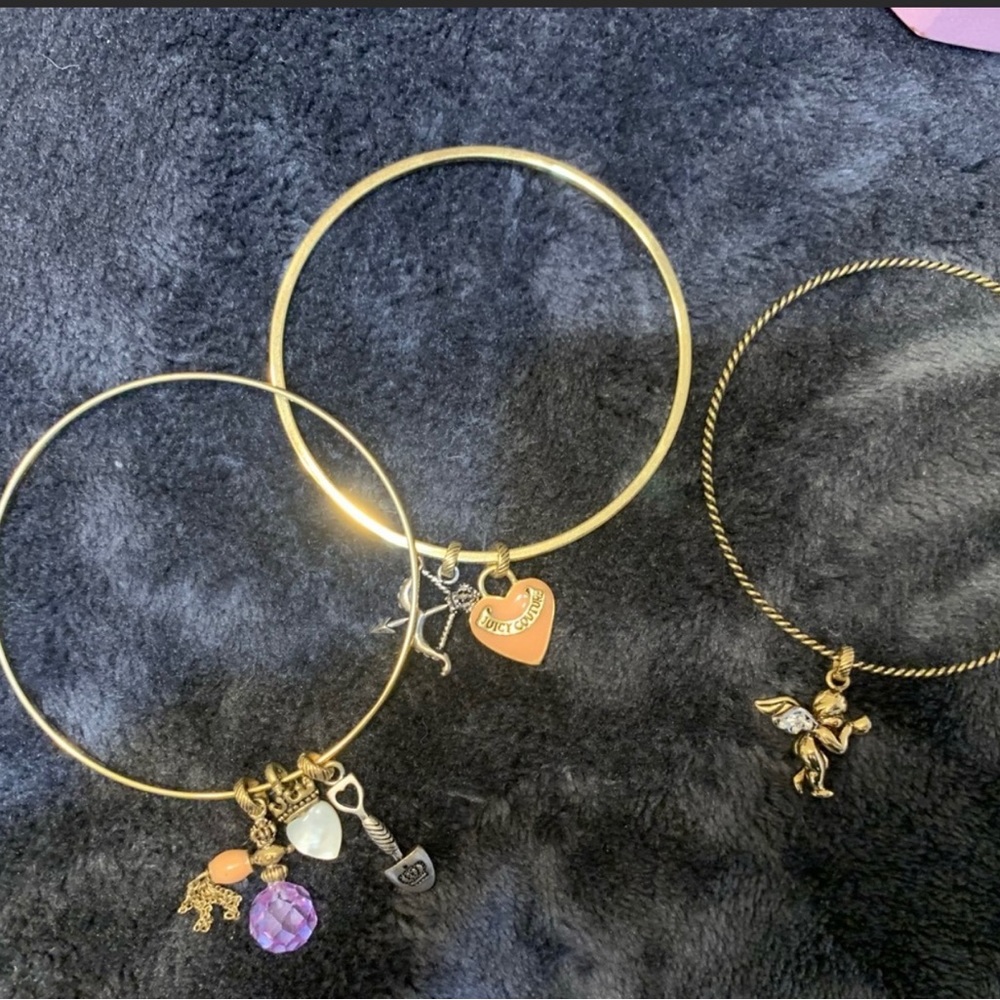 Juicy Couture bangle bracelets set